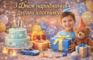 З днем народження дитині хлопчику: як привітати малого
